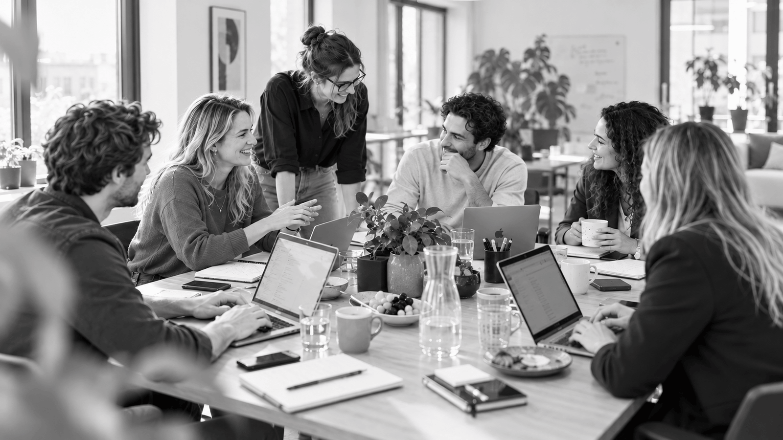 Werkoverleg bij New Road Digital